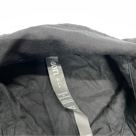 Vuori Trestles Twill Romper Black Small - Picture 3 of 7